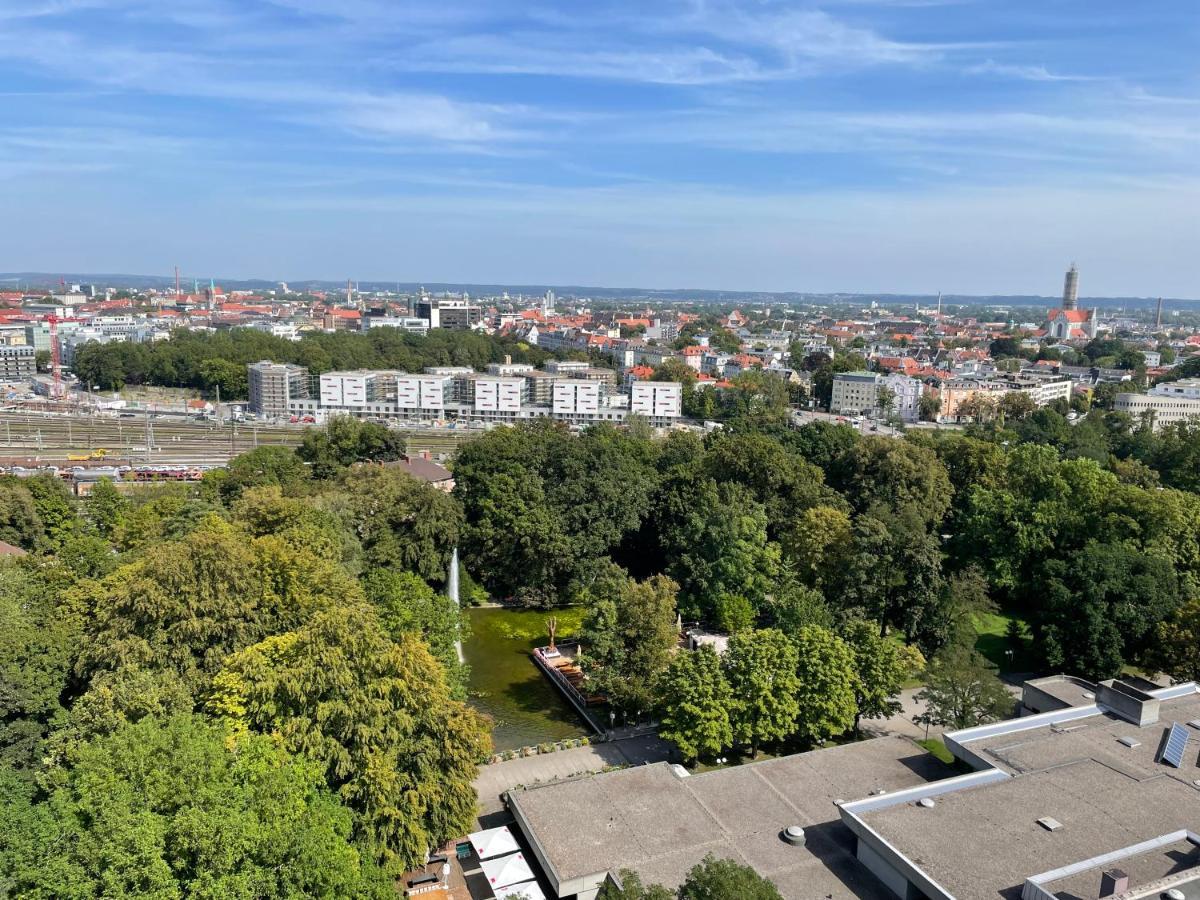 Augsburg Hotelturm Exteriör bild